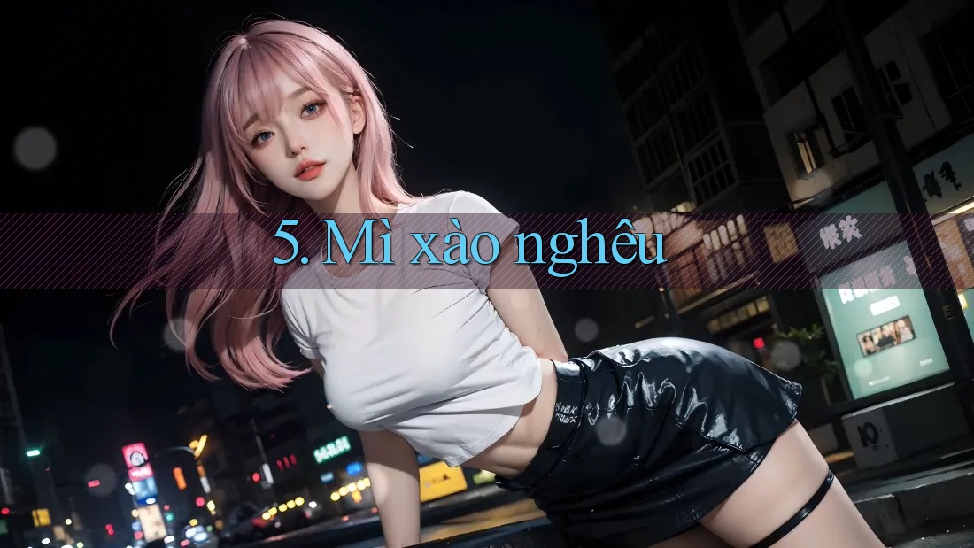 5. Mì xào nghêu 5. Mì xào nghêu
