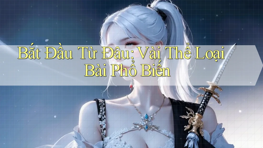 Bắt Đầu Từ Đâu: Vài Thể Loại Bài Phổ Biến Bắt Đầu Từ Đâu: Vài Thể Loại Bài Phổ Biến