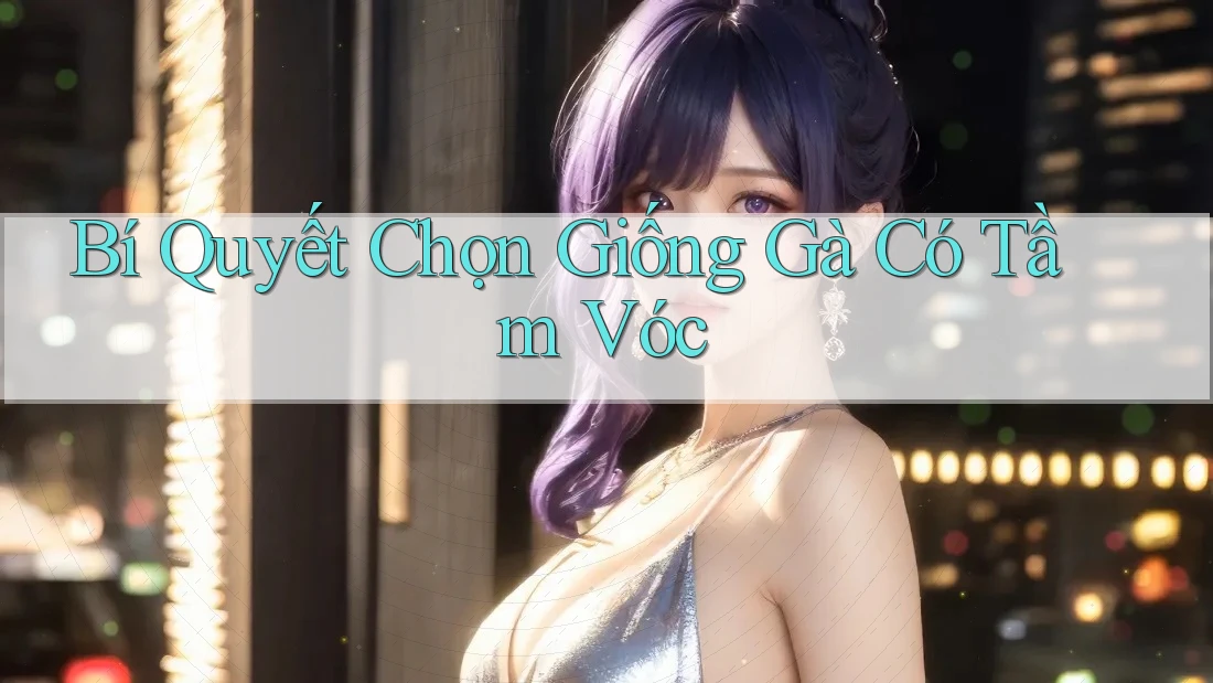 Bí Quyết Chọn Giống Gà Có Tầm Vóc