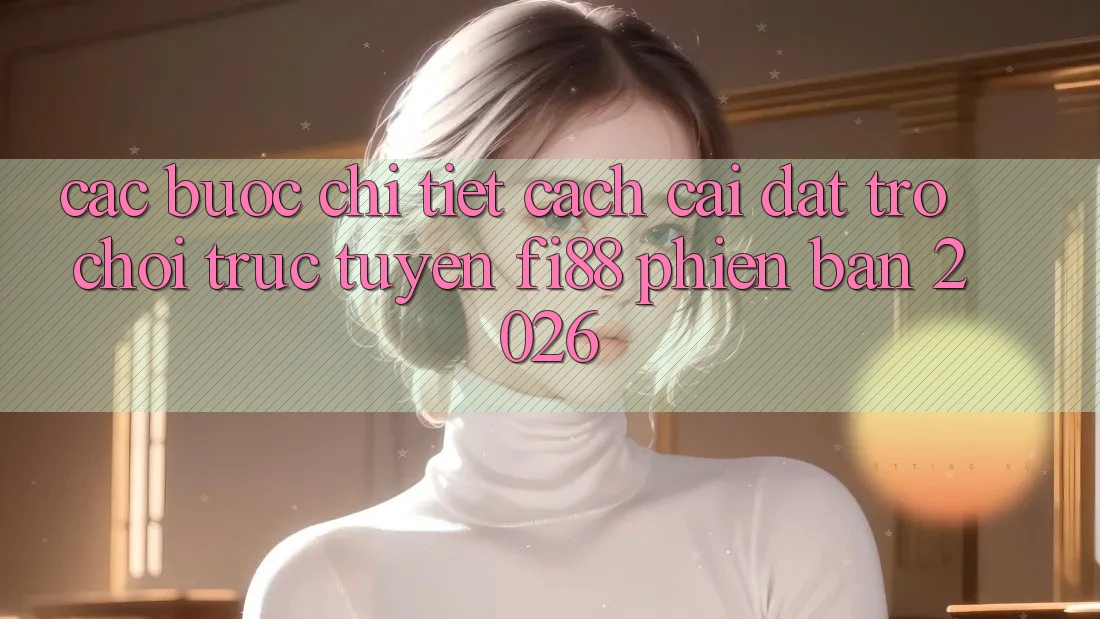 Các bước chi tiết cách cài đặt trò chơi trực tuyến Fi88 phiên bản 2026 Các bước chi tiết cách cài đặt trò chơi trực tuyến Fi88 phiên bản 2026