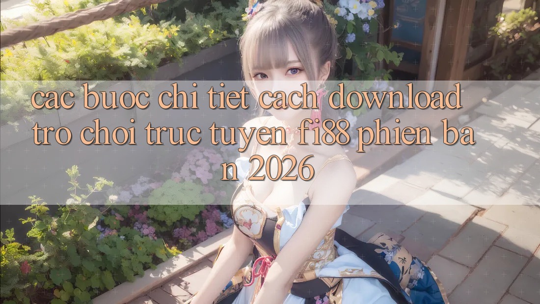 Các bước chi tiết cách download trò chơi trực tuyến Fi88 phiên bản 2026