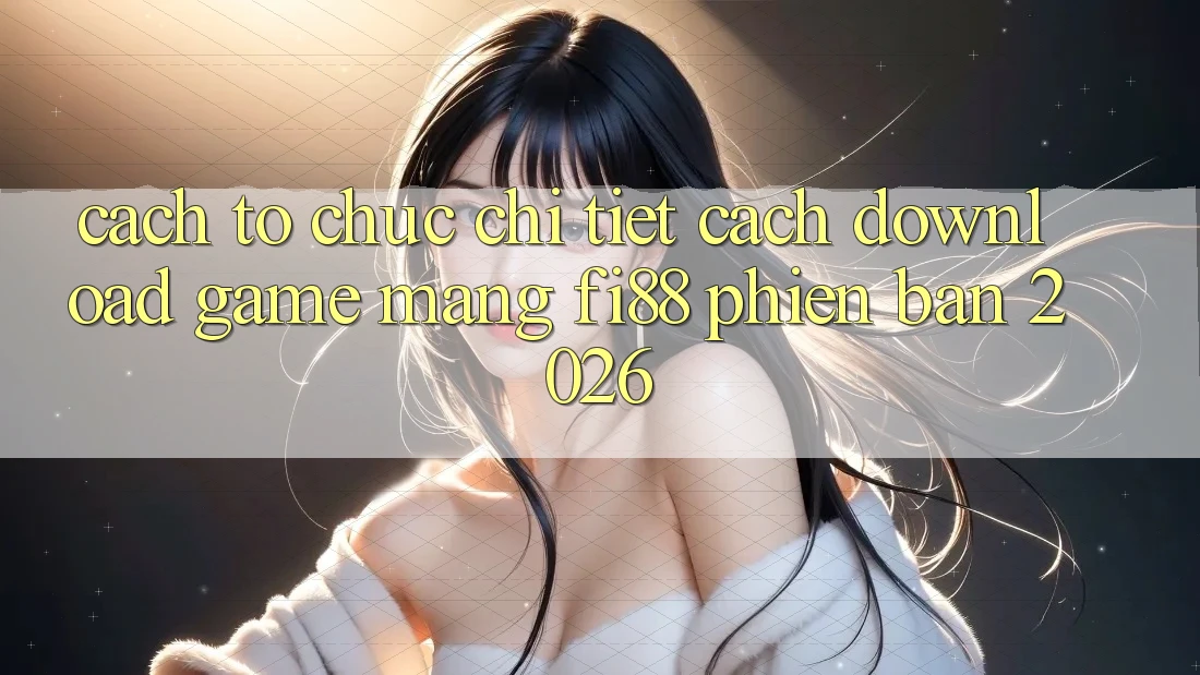 Cách tổ chức chi tiết cách download game mạng Fi88 phiên bản 2026 Cách tổ chức chi tiết cách download game mạng Fi88 phiên bản 2026