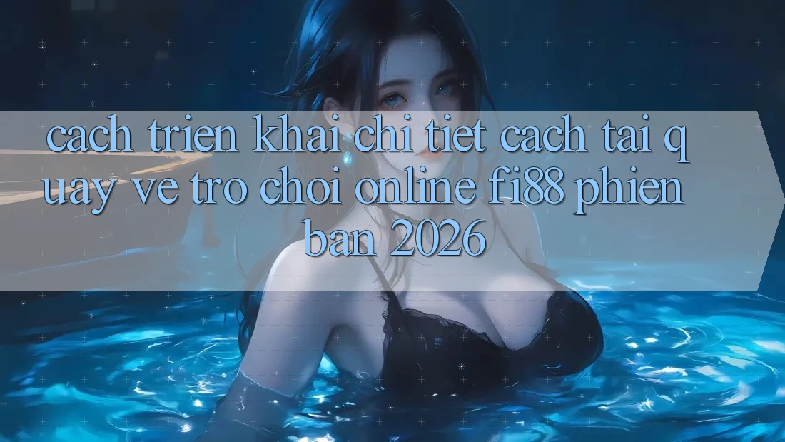 Cách triển khai chi tiết cách tải quay về trò chơi online Fi88 phiên bản 2026 Cách triển khai chi tiết cách tải quay về trò chơi online Fi88 phiên bản 2026