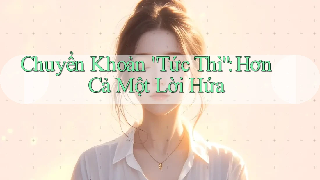 Chuyển Khoản “Tức Thì”: Hơn Cả Một Lời Hứa Chuyển Khoản “Tức Thì”: Hơn Cả Một Lời Hứa