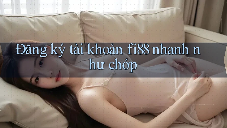 Đăng ký tài khoản fi88 nhanh như chớp