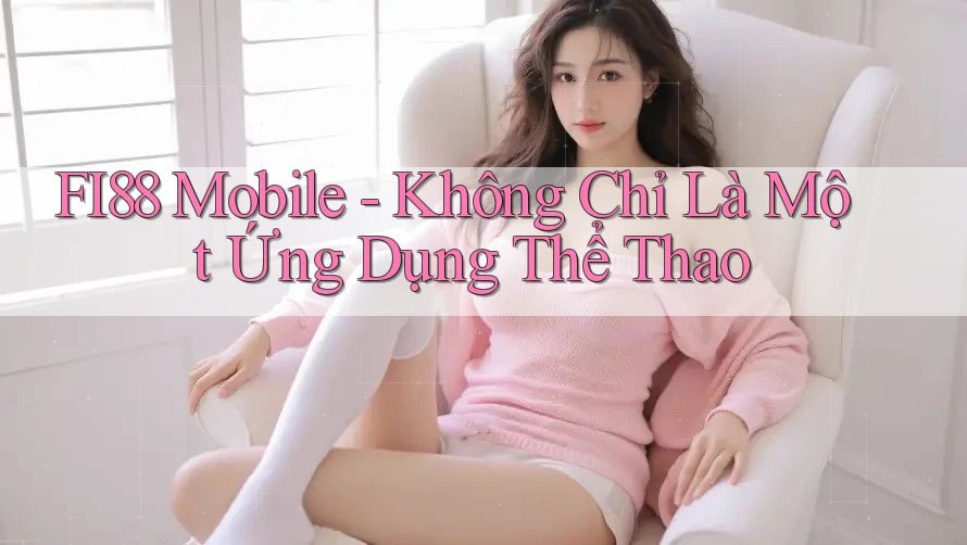 FI88 Mobile - Không Chỉ Là Một Ứng Dụng Thể Thao FI88 Mobile - Không Chỉ Là Một Ứng Dụng Thể Thao