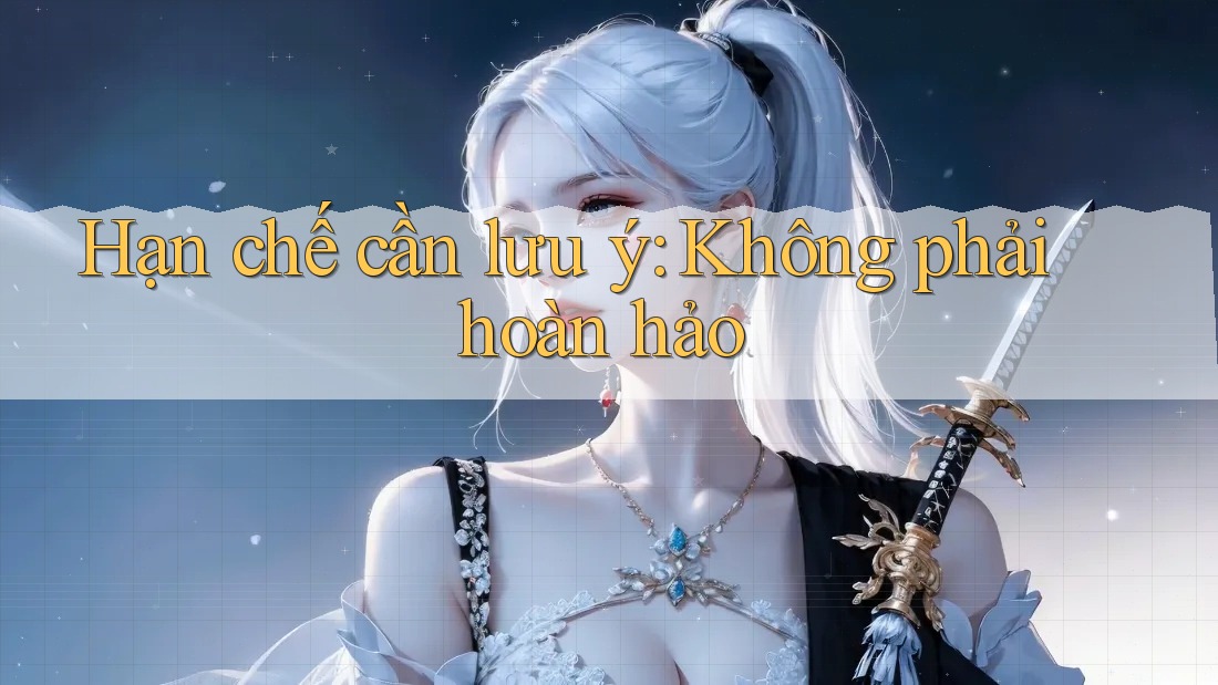 Hạn chế cần lưu ý: Không phải hoàn hảo Hạn chế cần lưu ý: Không phải hoàn hảo