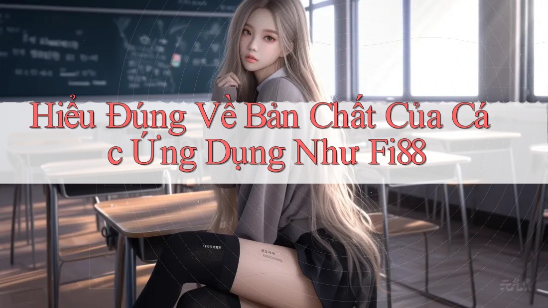 Hiểu Đúng Về Bản Chất Của Các Ứng Dụng Như Fi88