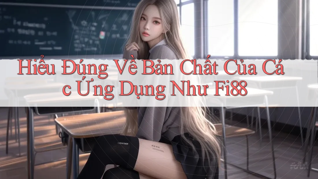 Hiểu Đúng Về Bản Chất Của Các Ứng Dụng Như Fi88
