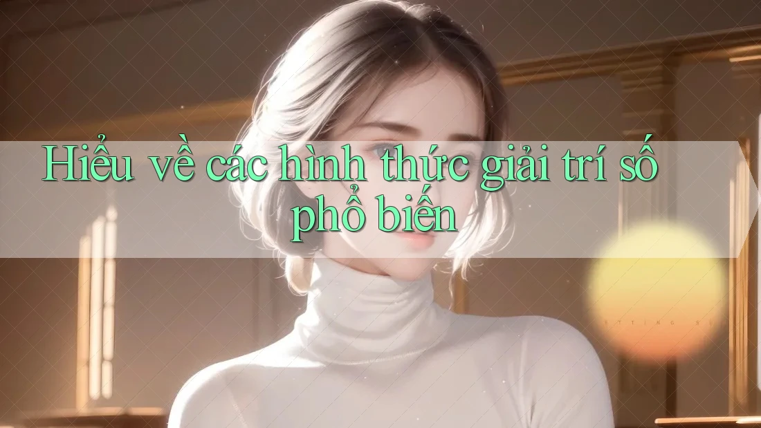 Hiểu về các hình thức giải trí số phổ biến