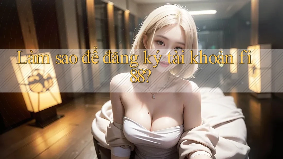 Làm sao để đăng ký tài khoản fi88?