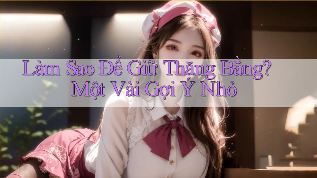 Làm Sao Để Giữ Thăng Bằng? Một Vài Gợi Ý Nhỏ Làm Sao Để Giữ Thăng Bằng? Một Vài Gợi Ý Nhỏ