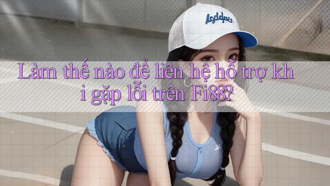 Làm thế nào để liên hệ hỗ trợ khi gặp lỗi trên Fi88?