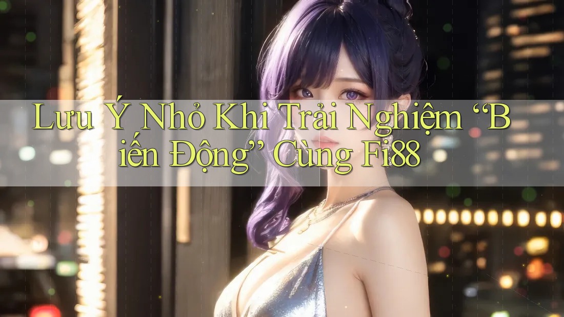 Lưu Ý Nhỏ Khi Trải Nghiệm “Biến Động” Cùng Fi88 Lưu Ý Nhỏ Khi Trải Nghiệm “Biến Động” Cùng Fi88