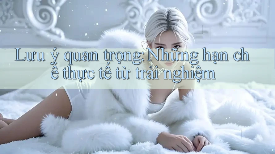 Lưu ý quan trọng: Những hạn chế thực tế từ trải nghiệm Lưu ý quan trọng: Những hạn chế thực tế từ trải nghiệm