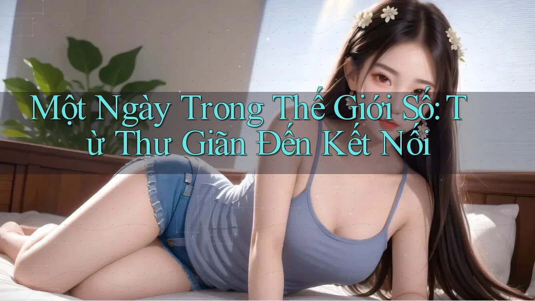 Một Ngày Trong Thế Giới Số: Từ Thư Giãn Đến Kết Nối Một Ngày Trong Thế Giới Số: Từ Thư Giãn Đến Kết Nối