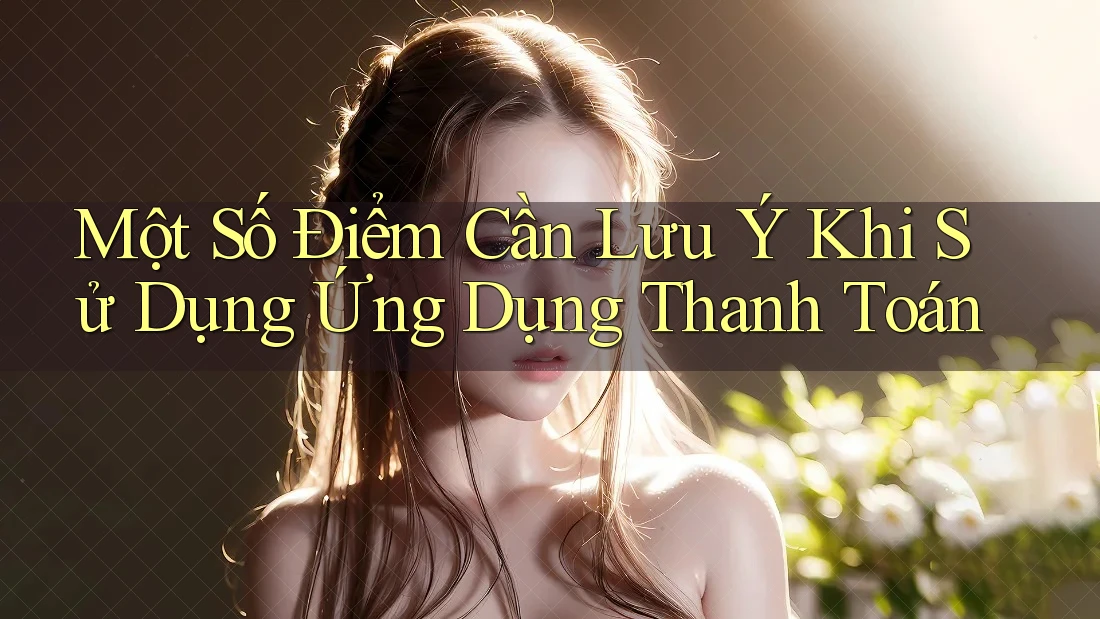 Một Số Điểm Cần Lưu Ý Khi Sử Dụng Ứng Dụng Thanh Toán Một Số Điểm Cần Lưu Ý Khi Sử Dụng Ứng Dụng Thanh Toán