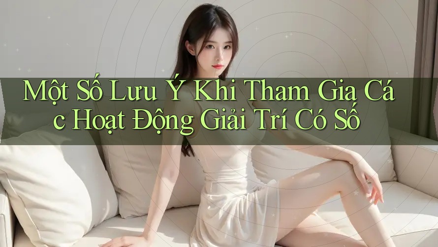 Một Số Lưu Ý Khi Tham Gia Các Hoạt Động Giải Trí Có Số Một Số Lưu Ý Khi Tham Gia Các Hoạt Động Giải Trí Có Số