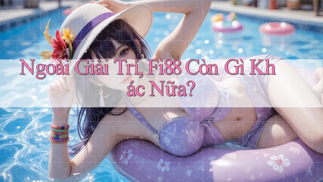 Ngoài Giải Trí, Fi88 Còn Gì Khác Nữa?