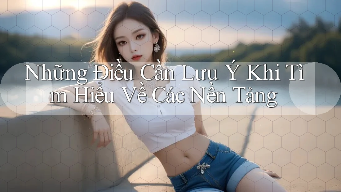 Những Điều Cần Lưu Ý Khi Tìm Hiểu Về Các Nền Tảng Những Điều Cần Lưu Ý Khi Tìm Hiểu Về Các Nền Tảng