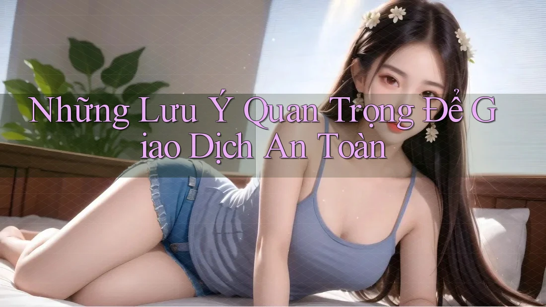 Những Lưu Ý Quan Trọng Để Giao Dịch An Toàn Những Lưu Ý Quan Trọng Để Giao Dịch An Toàn