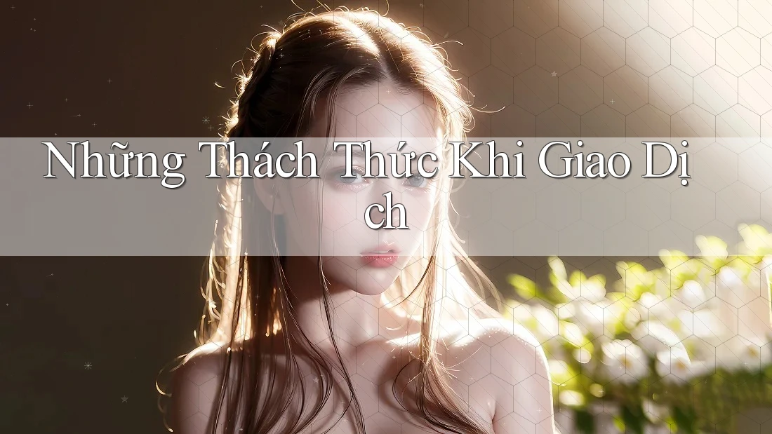 Những Thách Thức Khi Giao Dịch