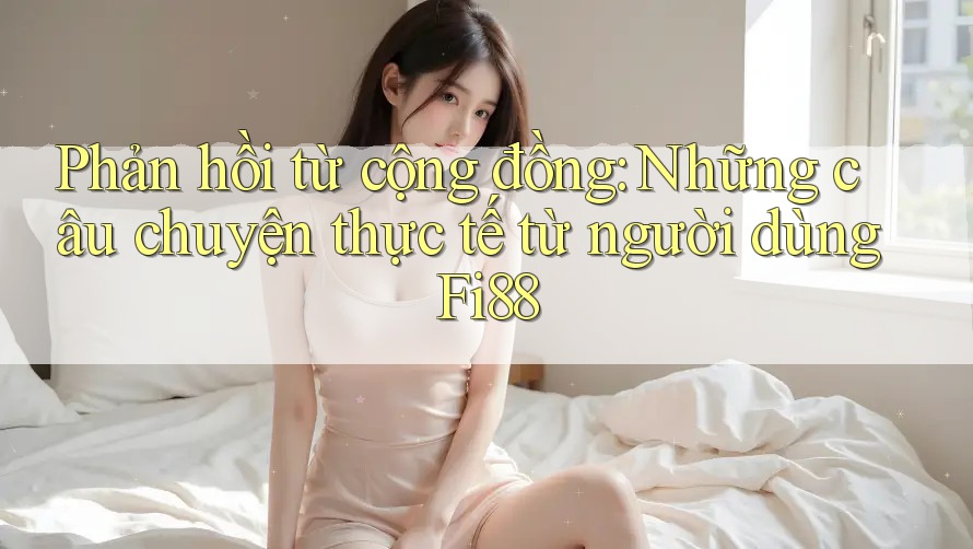 Phản hồi từ cộng đồng: Những câu chuyện thực tế từ người dùng Fi88