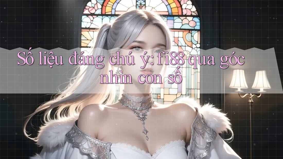 Số liệu đáng chú ý: fi88 qua góc nhìn con số