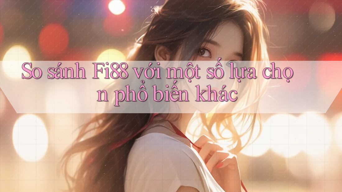 So sánh Fi88 với một số lựa chọn phổ biến khác So sánh Fi88 với một số lựa chọn phổ biến khác