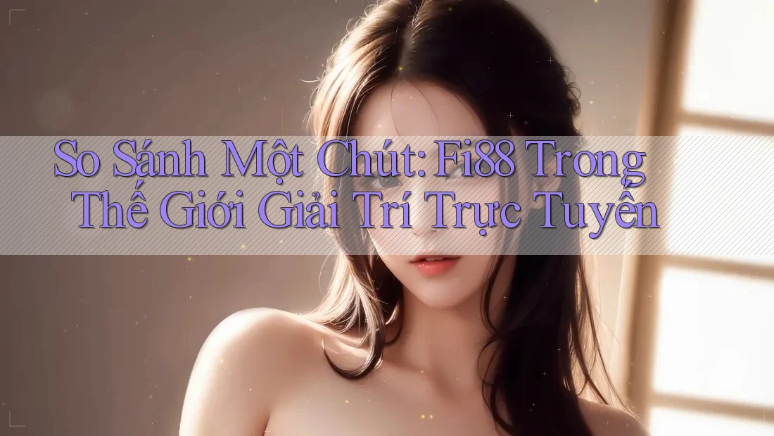 So Sánh Một Chút: Fi88 Trong Thế Giới Giải Trí Trực Tuyến So Sánh Một Chút: Fi88 Trong Thế Giới Giải Trí Trực Tuyến
