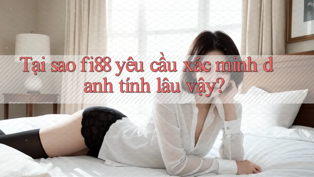Tại sao fi88 yêu cầu xác minh danh tính lâu vậy? Tại sao fi88 yêu cầu xác minh danh tính lâu vậy?