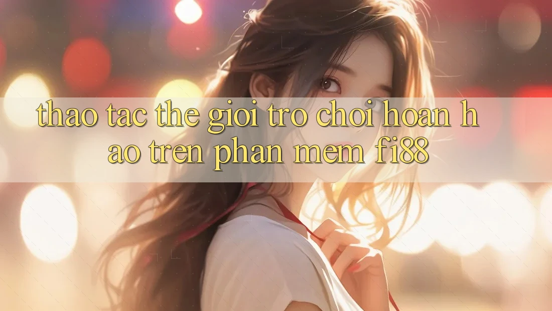 Thao tác thế giới trò chơi hoàn hảo trên phần mềm Fi88 Thao tác thế giới trò chơi hoàn hảo trên phần mềm Fi88