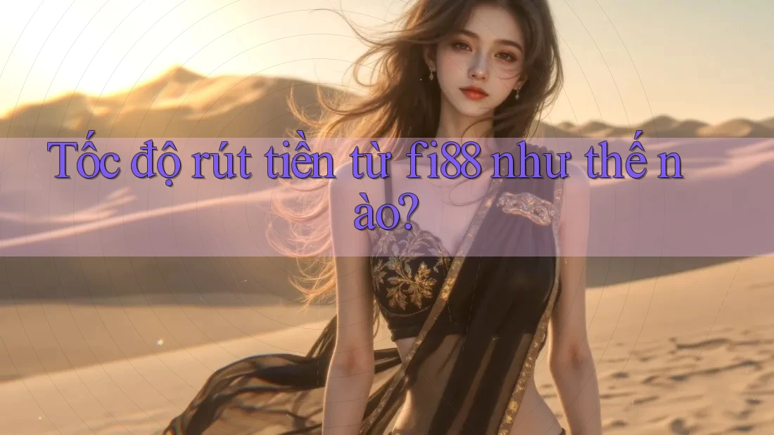 Tốc độ rút tiền từ fi88 như thế nào?