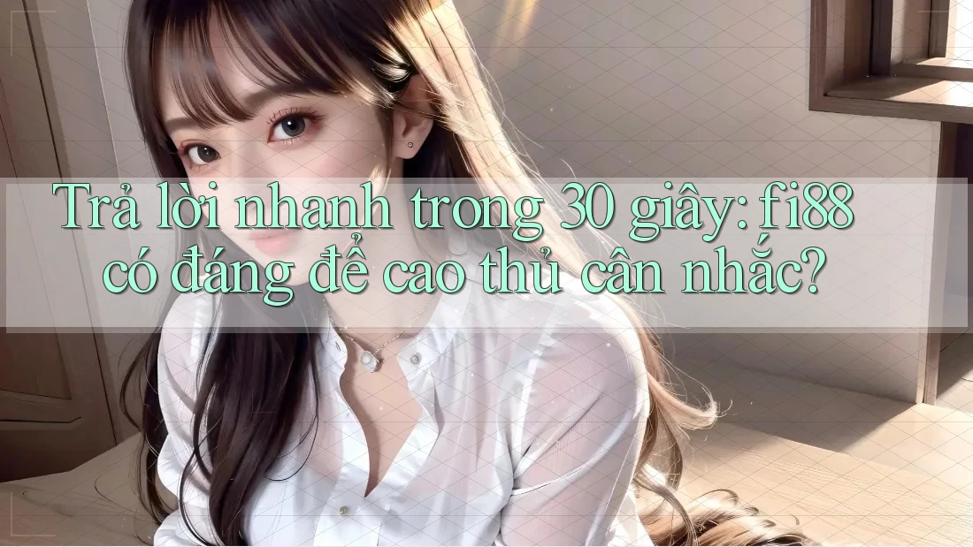 Trả lời nhanh trong 30 giây: fi88 có đáng để cao thủ cân nhắc?