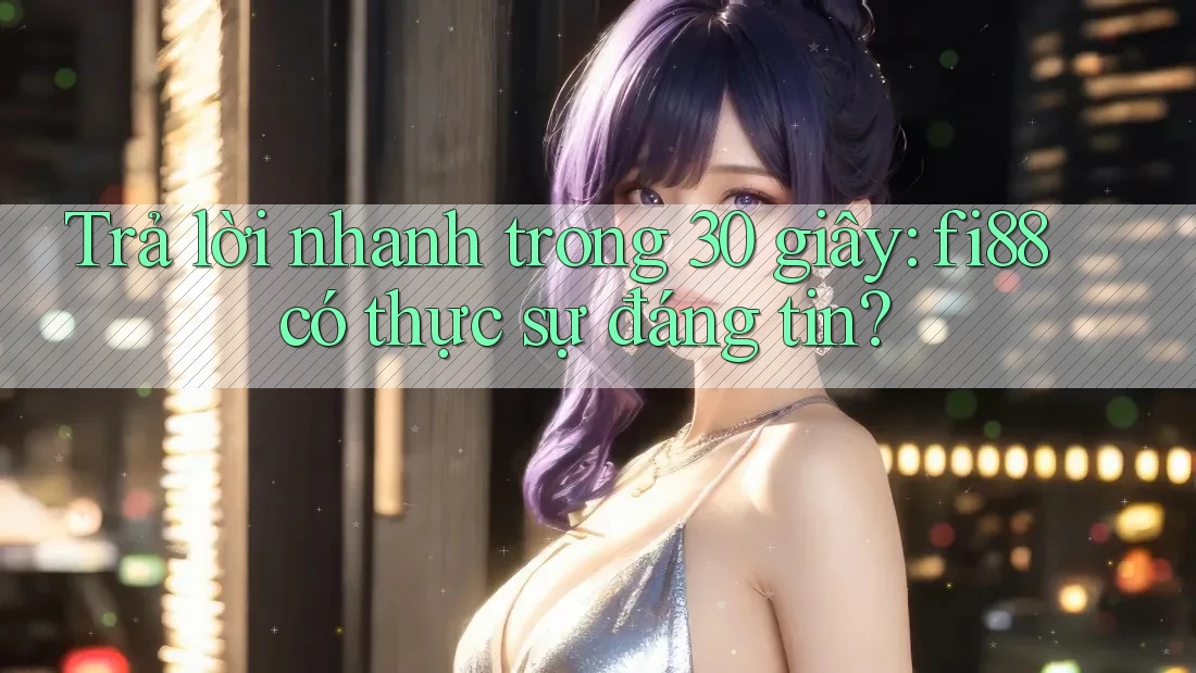 Trả lời nhanh trong 30 giây: fi88 có thực sự đáng tin?