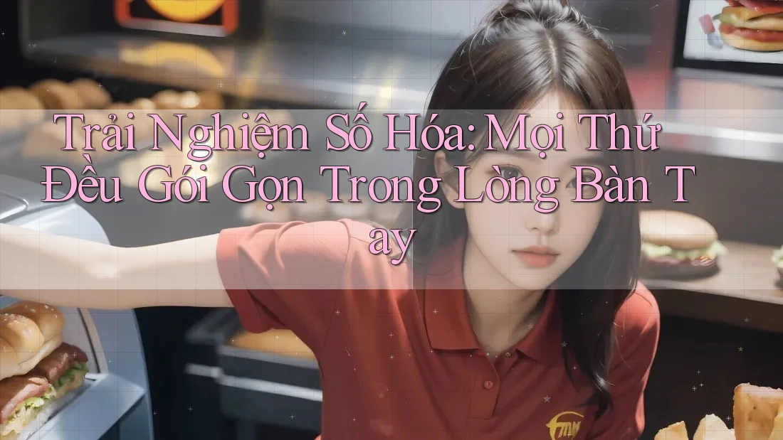 Trải Nghiệm Số Hóa: Mọi Thứ Đều Gói Gọn Trong Lòng Bàn Tay Trải Nghiệm Số Hóa: Mọi Thứ Đều Gói Gọn Trong Lòng Bàn Tay