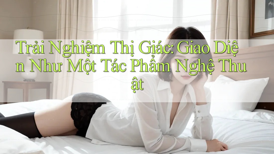 Trải Nghiệm Thị Giác: Giao Diện Như Một Tác Phẩm Nghệ Thuật