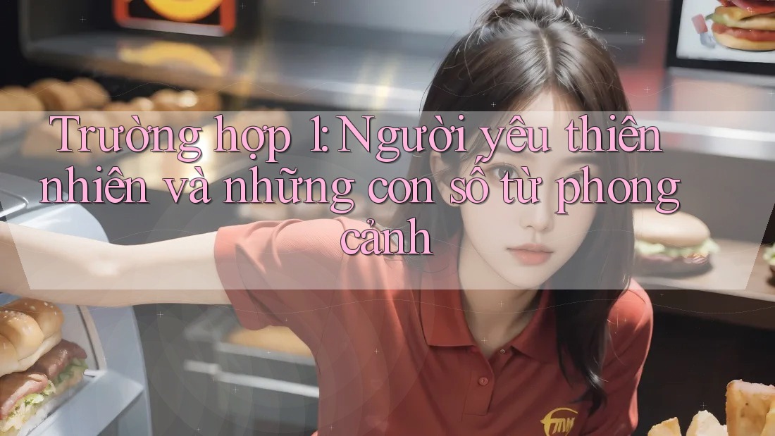 Trường hợp 1: Người yêu thiên nhiên và những con số từ phong cảnh Trường hợp 1: Người yêu thiên nhiên và những con số từ phong cảnh