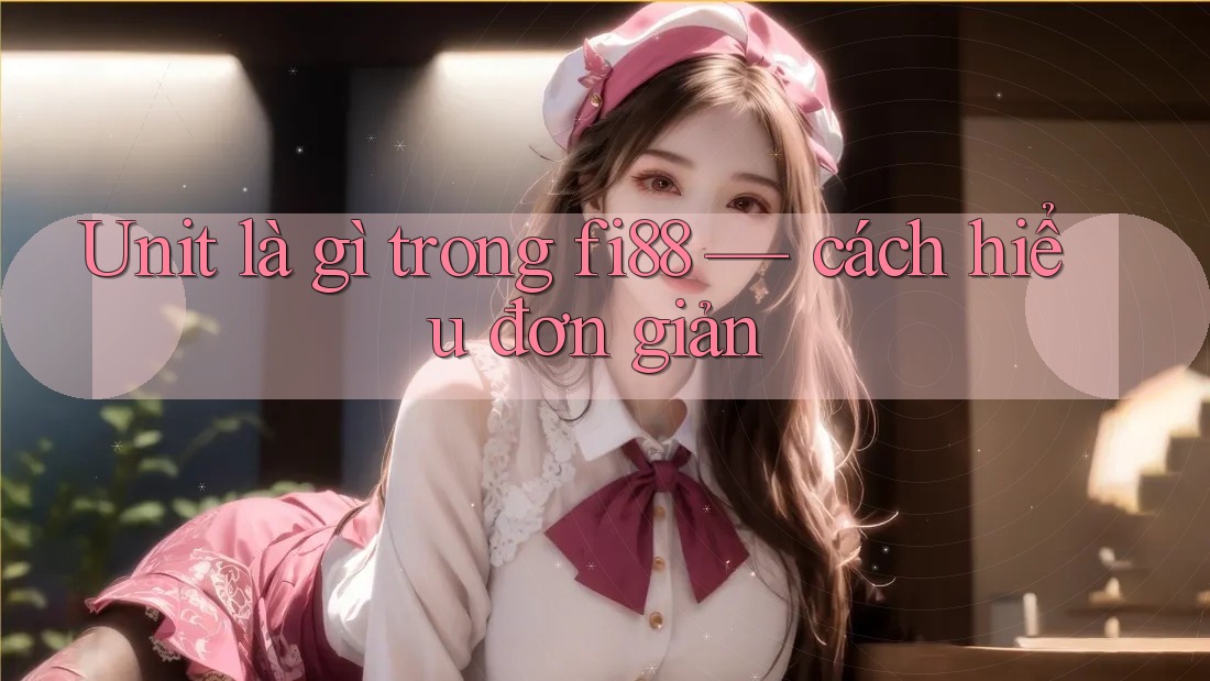 Unit là gì trong fi88 — cách hiểu đơn giản Unit là gì trong fi88 — cách hiểu đơn giản