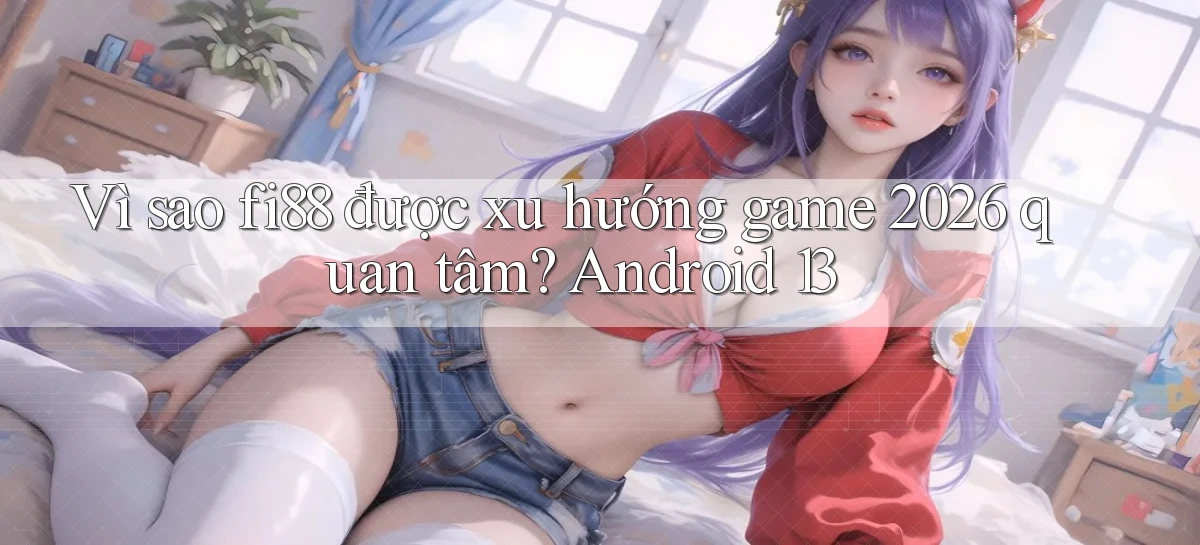 Vì sao fi88 được xu hướng game 2026 quan tâm Android 13