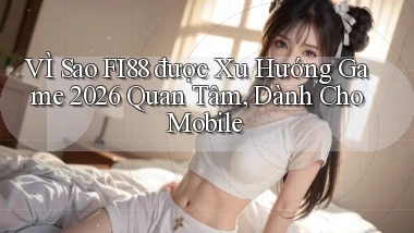 VÌ sao fi88 được xu hướng game 2026 quan tâm, dành cho mobile