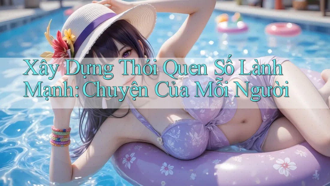 Xây Dựng Thói Quen Số Lành Mạnh: Chuyện Của Mỗi Người
